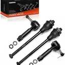 A-Premium 4Pcs Front Inner & Outer Tie Rod Ends Kit, Fit For Chevy & GMC & Cadillac - 1999-2007 - Silverado Tahoe Suburban 2500 Avalanche Sierra Yukon (XL 1500/2500) Escalade (ESV/EXT)