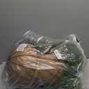 Artificial Hanging Plants Outdoor, UV Resistant Fake Fern Faux Greenery 2 Set for Outside Planter Patio Home Garden Decor (10 Branches&2 Basket)