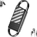 128GB (9800Hours) Voice Activated Recorder with Playback  Tallkcoder Dictaphone Digital Voice Recorder for Lectures Meetings, Tape Recording Device with AI Noise Reduction for Interviews Work & Class