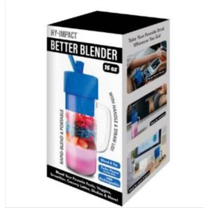 Better Blender Turbo Power USB Rechargeable 16 Oz