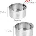 2 x Pasta Strainer Set of 2, Stainless Steel Noodle Strainer, One with a Removable Handle, One without a Handle; Metal Pasta Strainer for Washing, Draining, Deep-frying, Boiling, and Steaming