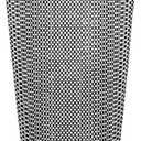 [85 SET]Harvest Pack 16 oz Disposable Coffee Cups, Insulated Ripple Double-Walled Paper Cups with Lids, Black and White Geometric, Drinking Cups for Tea Hot Chocolate Drinks To Go Coffee Cups