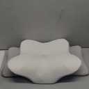 DONAMA Cervical Pillow for Neck and Shoulder,Contour Memory Foam Pillow,Ergonomic Neck Support Pillow for Side Back Stomach Sleepers with Pillowcase