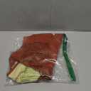 SHENHE Women's PU Leather Lace Up Halter Bustier Top Deep V Backless Sexy Club Rave Crop Top (Medium, Brown)