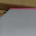 Inflatable Air Gymnastics Mat Training mat Thick tumbling mat with Electric Pump for Home/Gym/Outdoor (6.6ft*3.3ft*4in(2*1*0.1M), Pink/Pink)