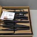 6 Pack 10 ft Heavy Duty Metal String Light Poles Adjustable Outdoor Lighting Stand for Patio,Backyard,Garden,Party & Wedding Rustproof & Sturdy with Hooks