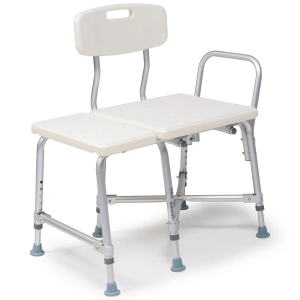 Lumex Bariatric Tub Transfer Bench, Heavy-Duty Shower & Bathtub Chair, Extra-Wide Seat, 600 lb. Limit