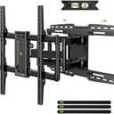 USX MOUNT UL Listed Heavy Duty TV Wall Mount for 32-90" TVs up to 150lbs with 8" Sliding Design, Ultra-Large TV Mount Bracket for up to 24" Studs with Swivel, Tilt & Leveling, Max VESA 600x400mm