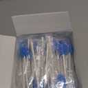 BVN Oral Care Swabs, 100 Pcs Disposable Mouth Cleaning Spong Swabs. (Blue-100pcs)