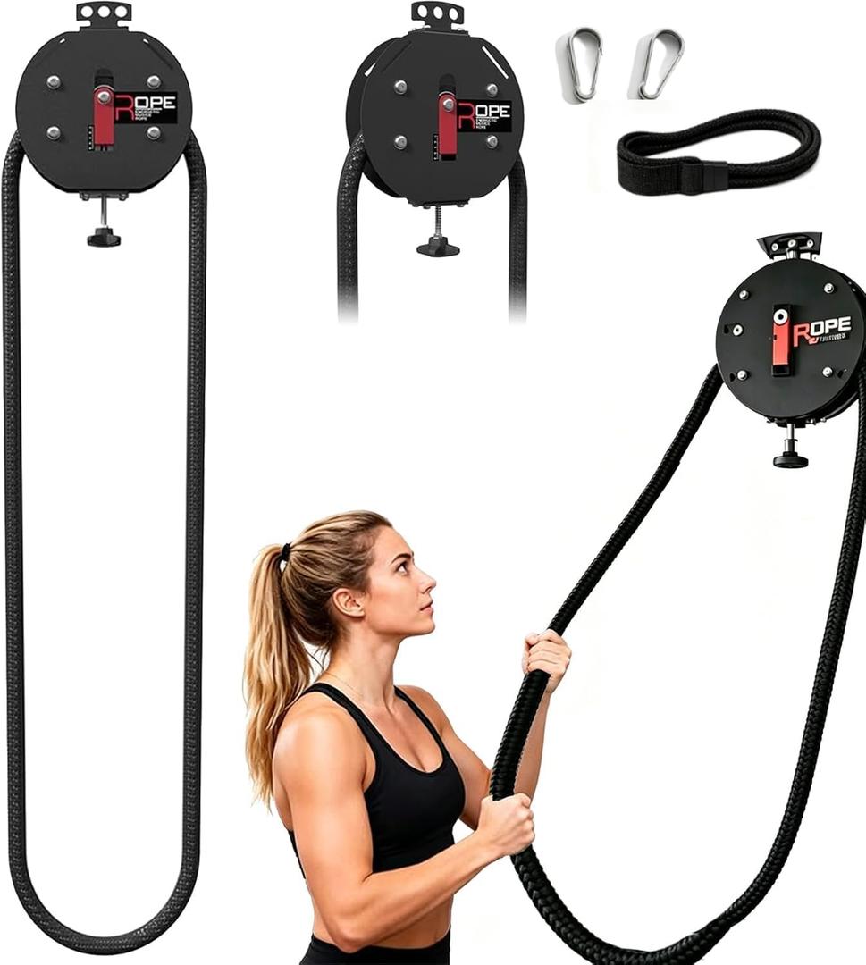 Endless Rope Trainer, Adjustable Resistance(11-66 lbs) for Workout