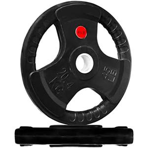 2Pack 45LB Fitvids Olympic Cast Iron Plates for Strength Training