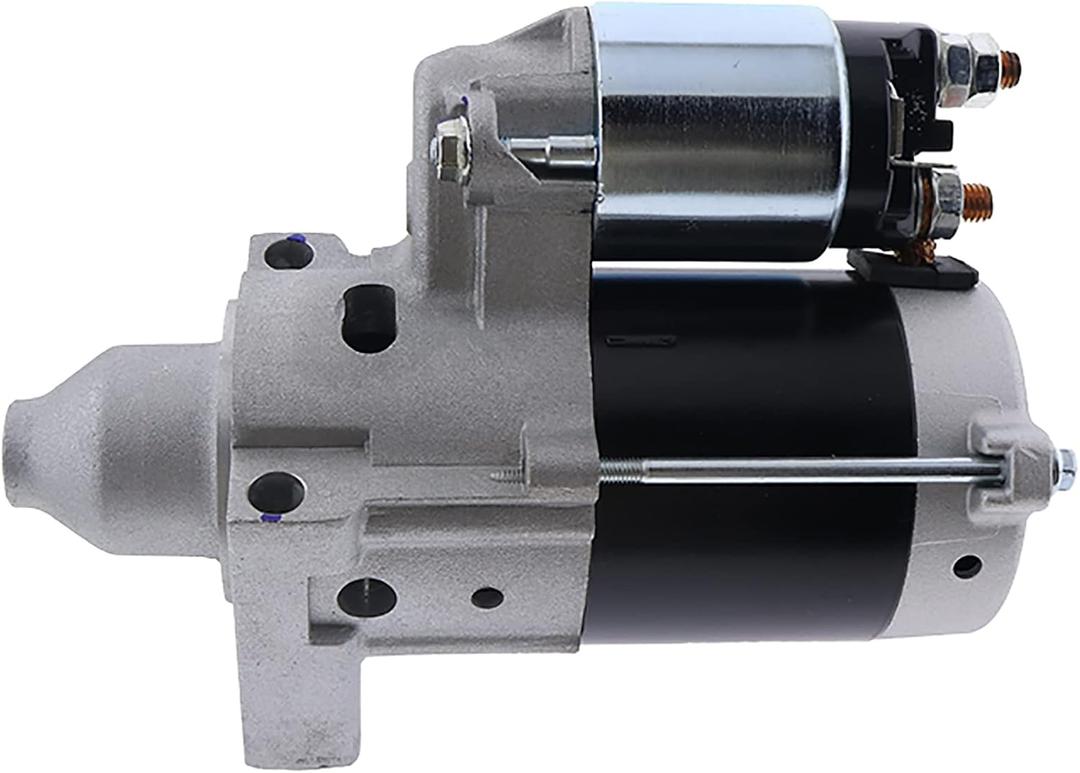 FridayParts Starter Motor EG371-63010 EG371-63011 Compatible for Kubota ZG222 ZG227 ZG327P Zero-Turn Mower 12V 0.6KW 9T