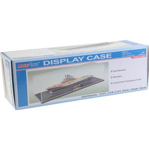Trumpeter Showcase for Military & Ships (19.75'' Lx5.8'' Wx5.75'' H) Black Base (1/700 Scale), TSM-9805