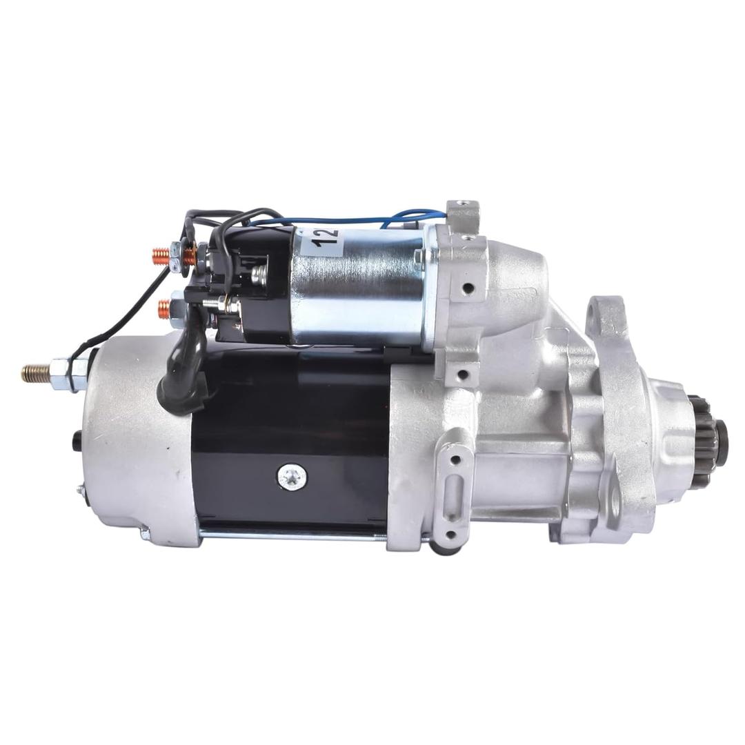 Bario 8200308 39MT Starter 12V 11T with Rotatable Housing Replacement for Ford Mack Kenworth Freightliner Volvo Heavy Duty Trucks Cummins ISX M11 N14 Caterpillar Delco 8300009