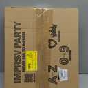 Marquee Letters Black Birthday Decorations: Large 4 Feet Tall Light Up Letters for Party Decor Baby Shower Big Foam Cardboard Letter P