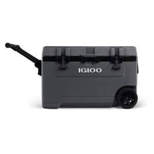Igloo 72 QT Overland Ice Chest Cooler with Wheels, Gray