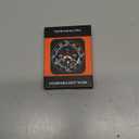 2 in 1 Rugged Metal Case for Samsung Galaxy Watch 8 Classic 46mm Cases SmartWatch, Matte Metal & Clear PC Back Cover Protect Accessories with Cleaning Cloth for Women Men - Titanium