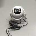 6MP TUYA Security Camera Outdoor, 2.4G/5G WiFi Cameras for Home Security 24/7 Recording, Pan-Tilt 360 View, Color Night Vision,Two-Way Audio, Auto Tracking & Light Alarm, Plug-in cam, Cloud/SD/IP66