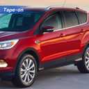 Window Visors Rain Guards Shield for 2013 2014 2015 2016 2017 2018 2019 Ford Escape, Out-Channel Window Vent Wind Deflectors Visors Shades for 13-19 Escape