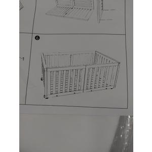 Wooden Playpen on Wheels For Indoor & Outdoor Use 