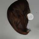 HAIRCUBE Bob Wigs for Women Synthetic Wig with Fringe Brown with highlight Color