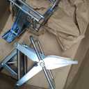 2 Pack Upgraded Mole Traps Heavy Duty Scissor Mole Trap for Lawns Galvanized Steel Reusable Traps that Work Best Gopher Killer Easy One-Step Setup