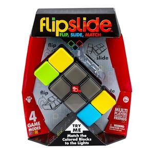Flipslide Game - Electronic Handheld Game | Addictive Multiplayer Puzzle Game of Skill | Flip, Slide & Match Colors to Beat the Clock | 4 Thrilling Game Modes | Ages 8+