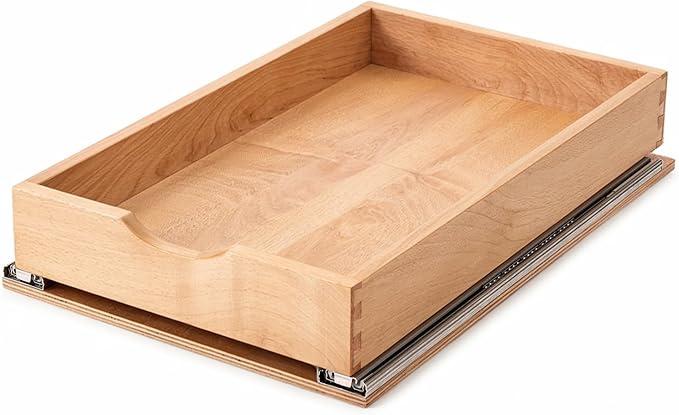 Pull Out Cabinet Drawers - 6x2 Size Options (12-23'W,18-21'D), Pre-Assembled with Soft Close Slides, Solid Beechwood, Easy Installation (14'W x 21'D)