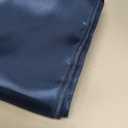 KKJIAF 12 Pack Navy Blue Table Runners 12 x 108 Inch, Rectangular Smooth Satin Silk Table Runner for Wedding, Banquet, Birthday Party Decoration