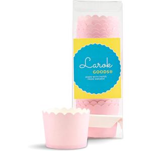 High Heat Cupcake Liners (24, Blue Stripes)