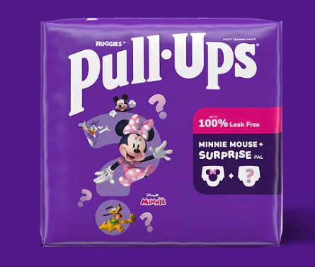 Pull-Ups Girls' Potty Training Pants, Size 5T-6T Training Underwear (46+ lbs), 80 Count (1 Pack of 40)