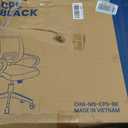 NEO CHAIR Office Computer Chair Ergonomic Mid-Back Mesh Desk Chair, Black | Breathable Mesh Back with Lumbar Support, Height Adjustment, Smooth Rolling Casters for Home Office, Study or Gaming Setup