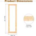 uxcell DIY Canvas Stretcher Bars, 20 x 6 Inch Canvas Frame Wooden Frames Kit Sturdy Stretcher Frames for Oil Paintings Prints Posters