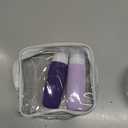 Mrsdry Travel Bottles - 4 Pack, 3oz BPA Free Leak Proof Silicone Containers, TSA Approved, Purple