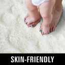 TWINNIS Super Soft Shaggy Rugs Fluffy Carpets 9x11 Feet, Indoor Modern Plush Area Rugs for Living Room Bedroom Kids Room Nursery Home Decor, Upgrade Anti-Skid Fuzzy Rug, Cream White