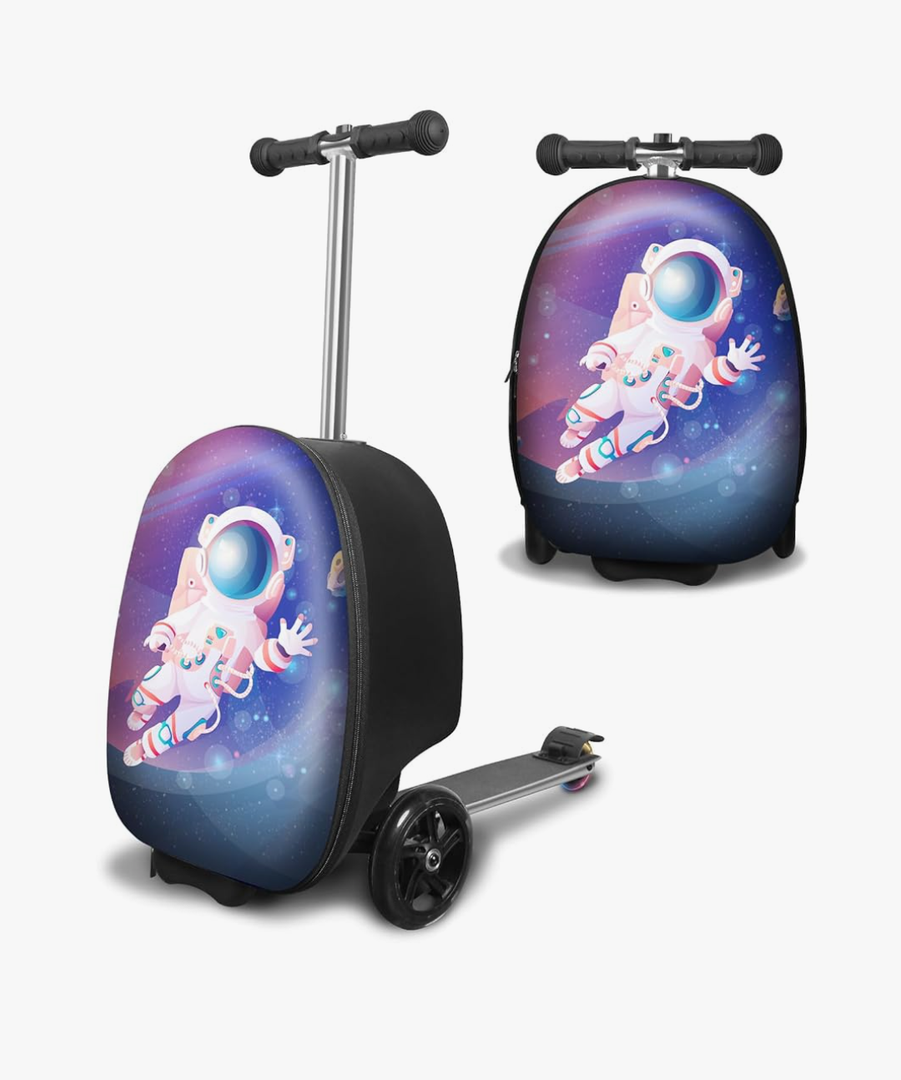 ALVOD Scooter Suitcase for Kids Ages 6-12 Kids' Luggage