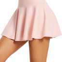 baleaf Women's Tennis Skirts High Waisted Tummy Control Pleated Athletic Golf Skorts Skirts for Running with 2 Pockets (Medium, Pink)