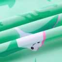 Vieille Toddler Girls Swimsuits Ruffle Bathing Suits One Piece Swimwear 2-6T (Sea World)