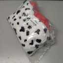 Halloween Costume Women, Halloween Costume for Women with Dalmatian Shawl Coat, 1920s Red Gloves and Long Plastic Holder