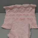 AVOIN colorlife Valentine's Day Love Heart Pink Throw Pillow Covers Set of 2, 18 x 18 Inch Anniversary Wedding Home Decor Soft Plush Faux Fur Jacquard Cushion Case for Sofa Couch