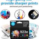 923XL 923e Ink Cartridges Combo Pack Replacement for HP 923XL 923e Ink Cartridges for HP OfficeJet Pro 8135e 8130e 8139e 8138e 8122e 8120e 8124e 8125e 8130e 8132e 8134e Printer(with Chip)
