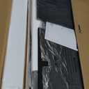 Small Portable Rolling Standing Desk - 32 Inch Adjustable Mobile Stand Up Gaming Desks with 2 Fabric Drawers on Wheels, Couch Sofa Side Laptop Table with Storage for Home Office, Black (31.5")