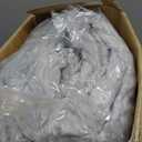 MERITLIFE Fluffy Sherpa King Size Bedding Comforter Sets King Comforter Set-3 Pieces Bed in a Bag Light Grey Soft Comforter and Pillowcase Luxury Warm Bedding Set for Winter