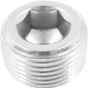 Internal Hex Thread Socket Pipe Plug Fitting,TTZEZE 304 Stainless Steel 1''NPT Male Countersunk Plug 6 PCS