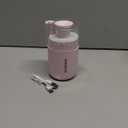 Portable Mini Humidifier, 180ml USB Cool Mist Small Humidifiers for Bedroom, Personal Desktop Humidification for Car Office Travel & Indoor Plants(Pink)