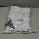 YWIES Plain Basketball Jersey, Blank Team Uniform, Hip Hop Hipster Short Sleeveless Active Shirts (Small, White-black)
