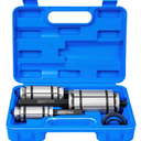 DAYUAN Upgraded 3 Pcs 11/8'' to 31/2'' Exhaust Pipe Expander Tool Set, Tail Pipe Spreader Kit Compatible with Most Vehicles and Trucks Bule Case