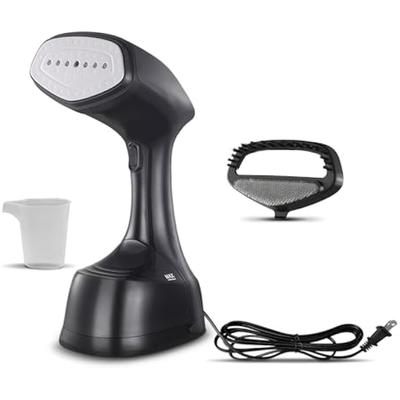 Handheld Garment Steam Clothing Wrinkle Removal, Powerful Permeable Steam, Iron 2-in-1 1100w With 250ml Water Tank, Suitable For Travel And Family -Black