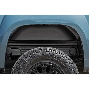 Rough Country Rear Wheel Well Liners for 07-13 GMC 1500/2500HD/3500HD - 4208 Black
