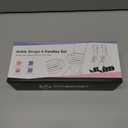 FitBeast Ankle Straps for Cable Machines Women, Ankle Strap Set - Glute Kickback Ankle Strap & Gym Handles, Gym Ankle Straps for Resistance Bands, Booty Workouts, Leg Extensions, Hip Abductors (Black)